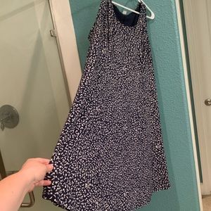 Old Navy Sleeveless Floral Fit & Flare Midi Dress